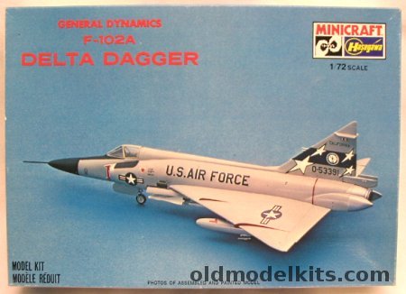Hasegawa 1/72 General Dynamics F-102A Delta Dagger - California Air National Guard, 1047 plastic model kit